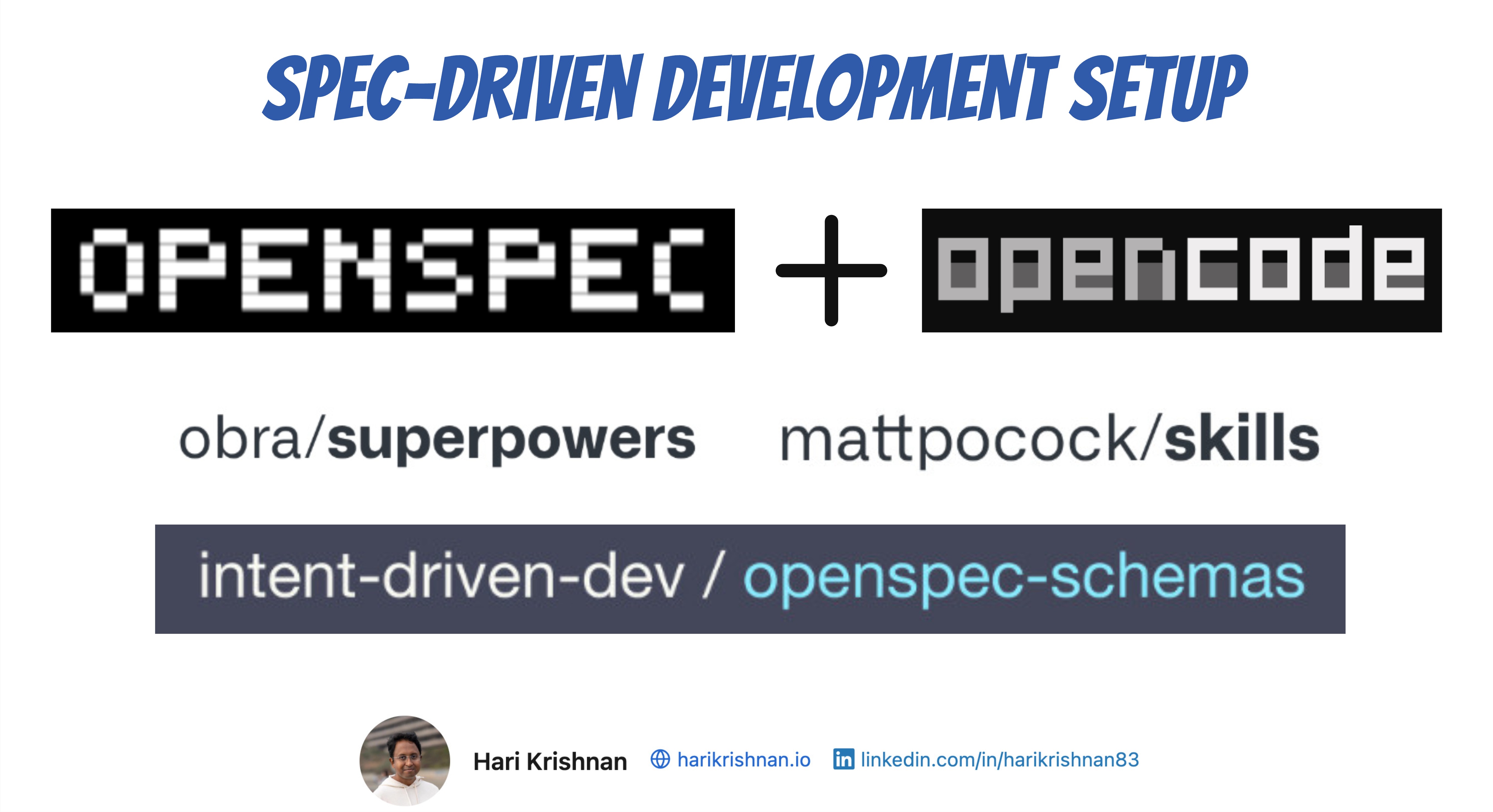 Spec-Driven Development with OpenSpec and OpenCode