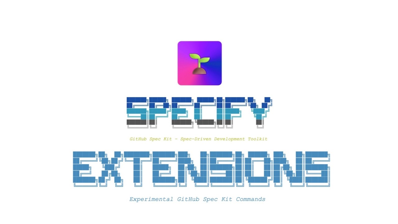GitHub Spec Kit Extensions: Incubate, Test, and Distribute Commands